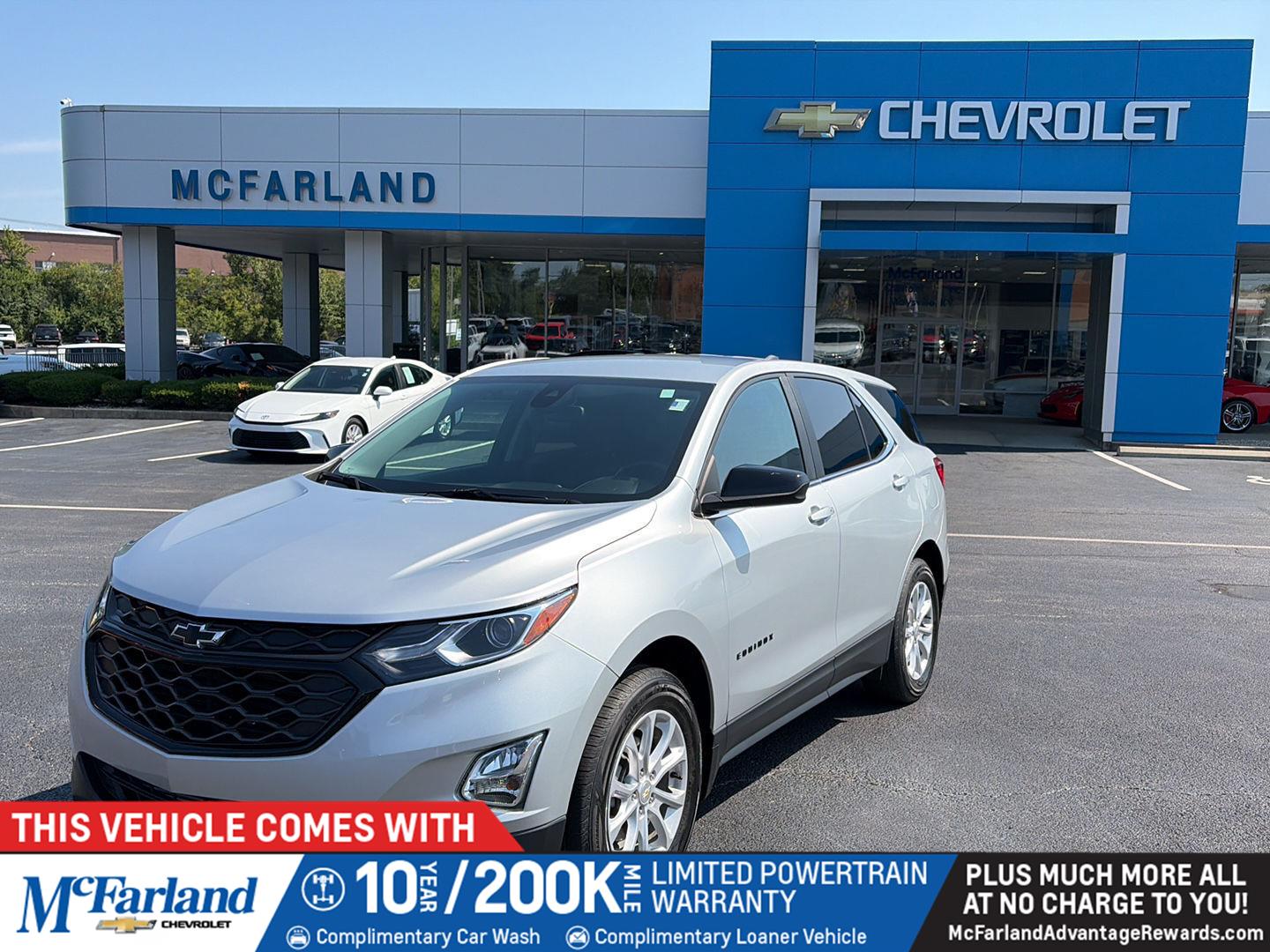 Silver Ice Metallic 2021 Chevrolet Equinox SUV / Crossover Four-Wheel Drive 6-Speed Automatic Overdrive