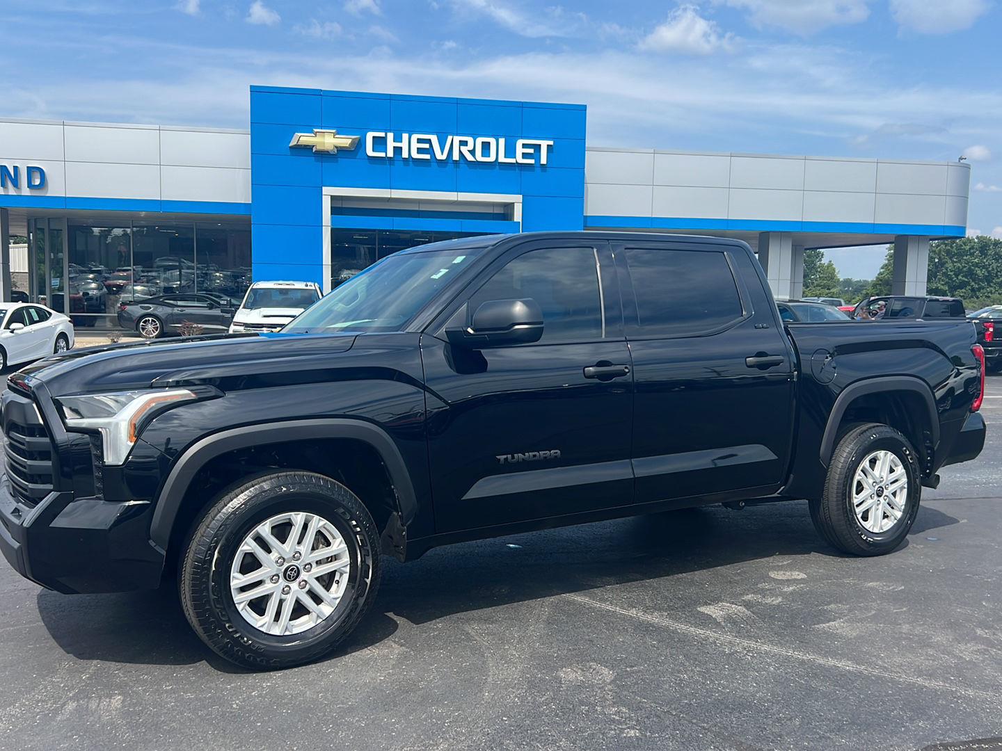 Midnight Black Metallic 2024 Toyota Tundra Pickup Truck Four-Wheel Drive Automatic