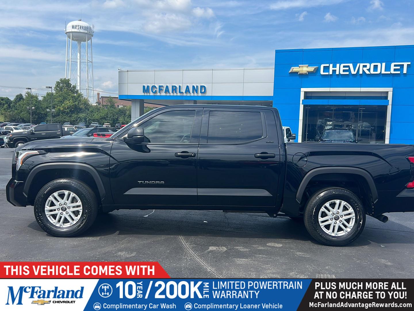Midnight Black Metallic 2024 Toyota Tundra Pickup Truck Four-Wheel Drive Automatic