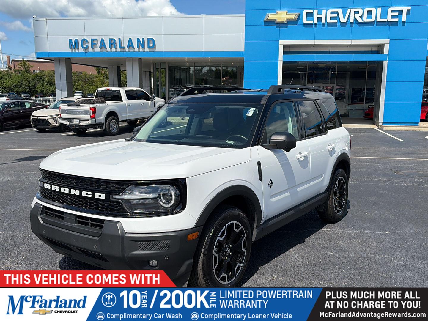Oxford White 2025 Ford Bronco Sport SUV / Crossover All-Wheel Drive 8-Speed Automatic