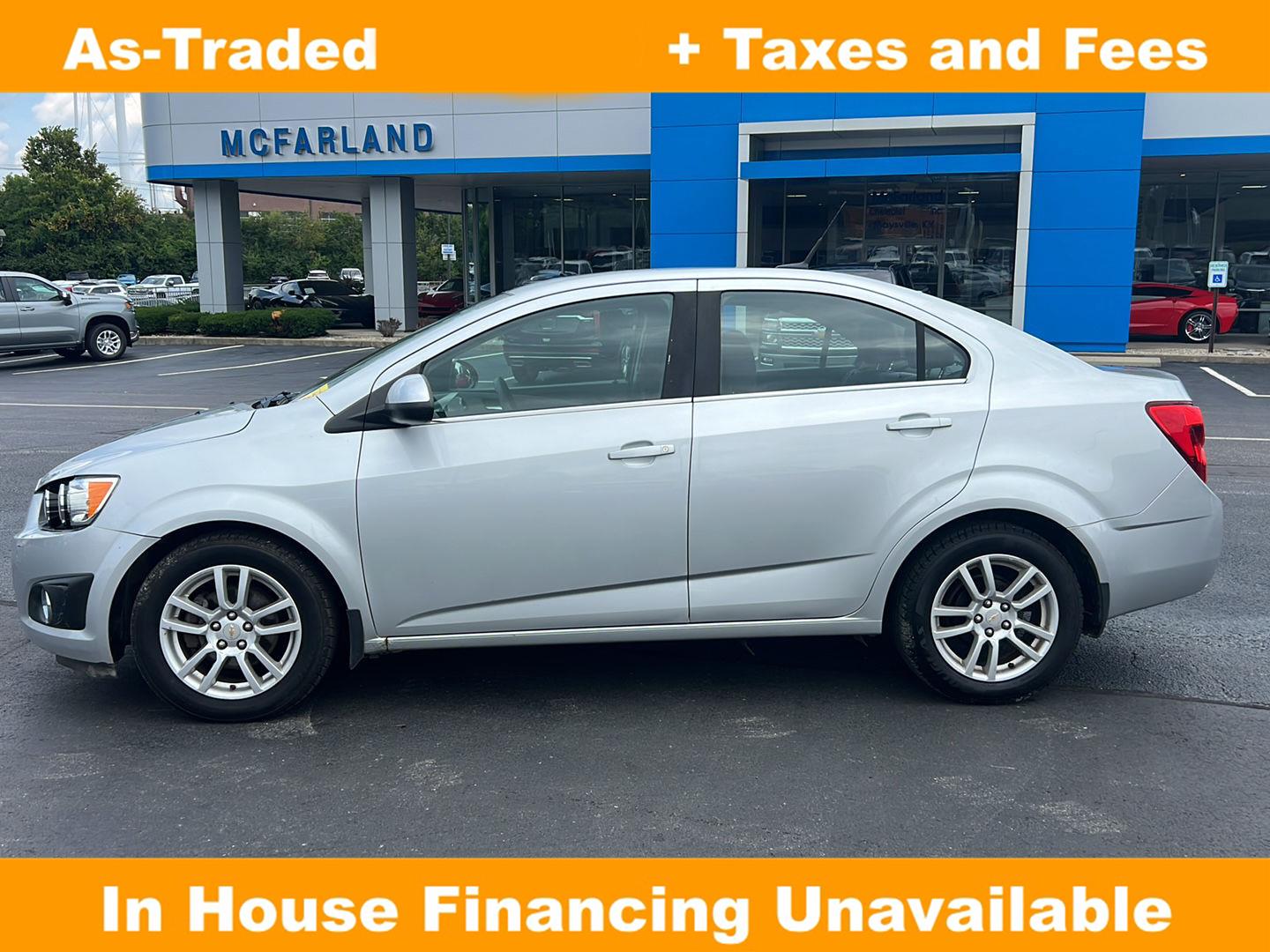2012 Chevrolet Sonic 2LT Sedan FWD