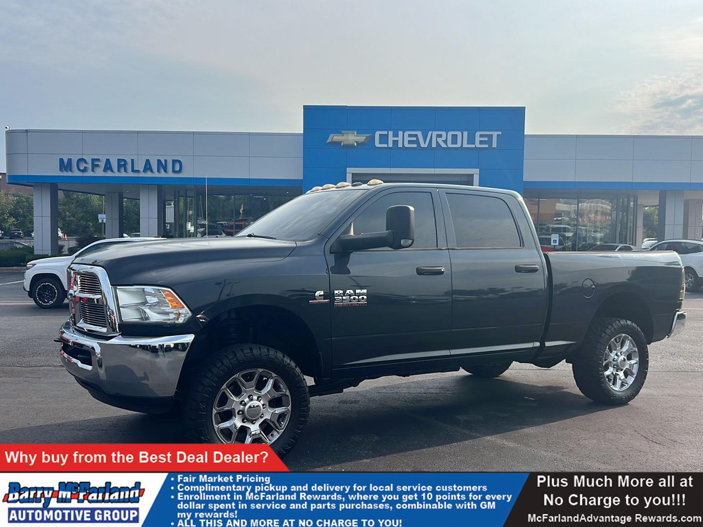 Gray (Maximum Steel Metallic Clearcoat) 2014 RAM 3500 Pickup Truck Four-Wheel Drive 6-Speed Manual