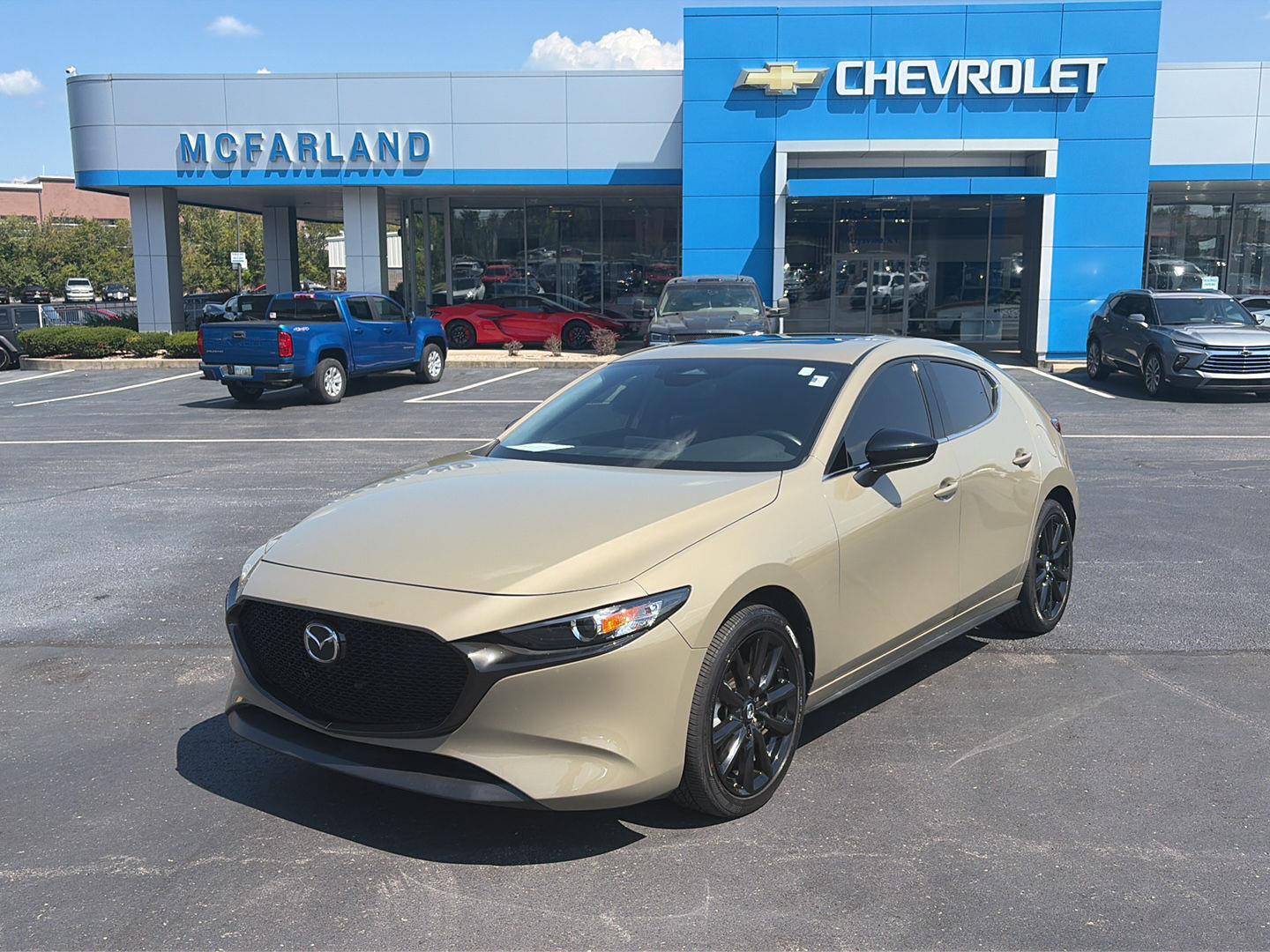 Zircon Sand Metallic 2024 Mazda MAZDA3 Hatchback All-Wheel Drive Automatic