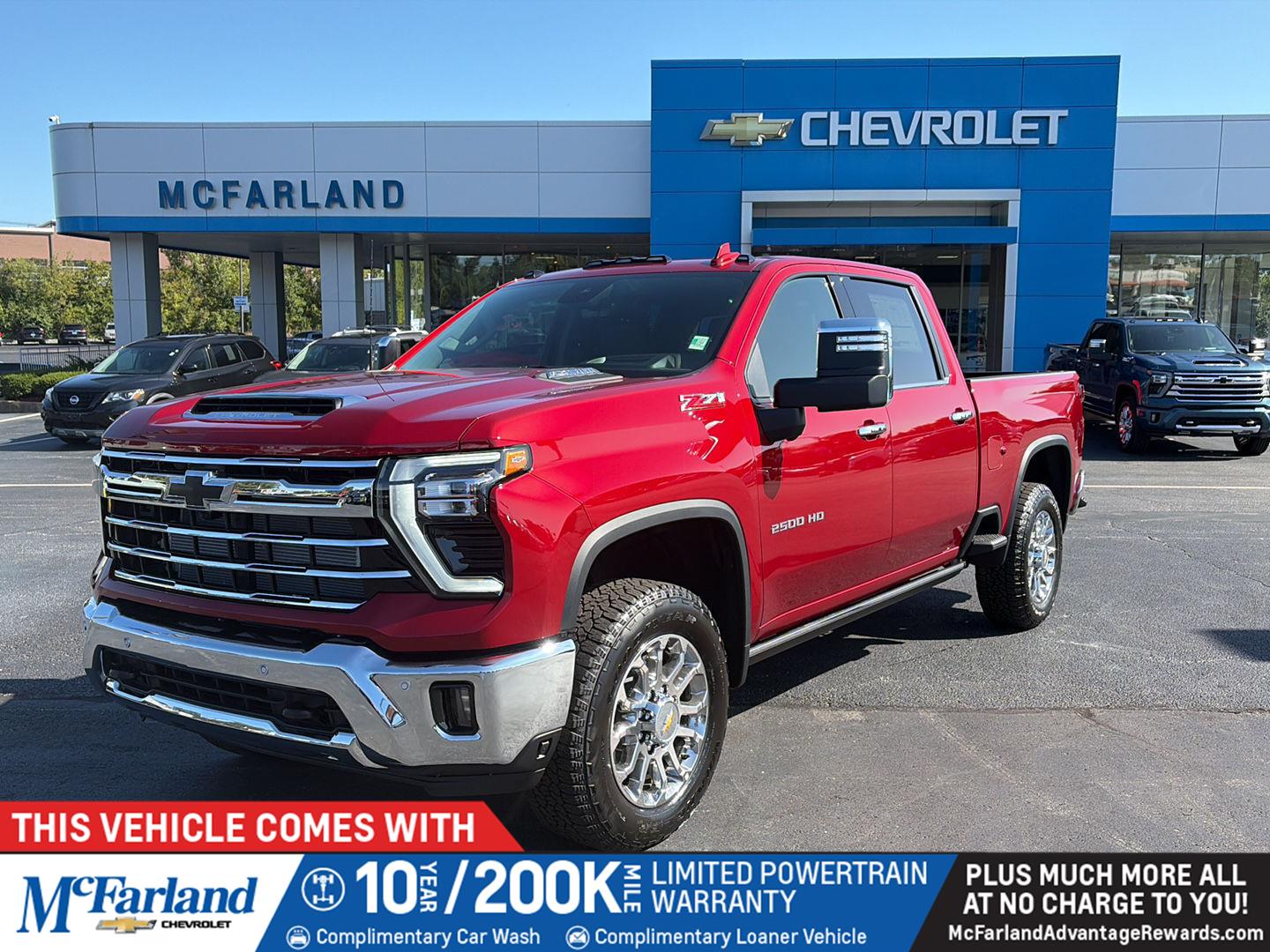 Radiant Red Tintcoat 2026 Chevrolet Silverado 2500HD Pickup Truck Four-Wheel Drive Automatic