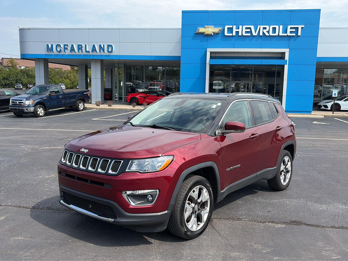 Velvet Red Pearlcoat 2020 Jeep Compass SUV / Crossover Four-Wheel Drive 9-Speed Automatic