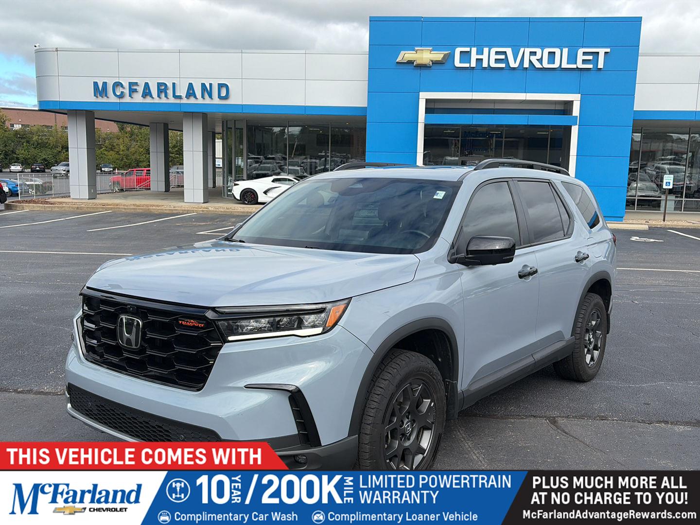 Sonic Gray Pearl 2025 Honda Pilot SUV / Crossover All-Wheel Drive Automatic