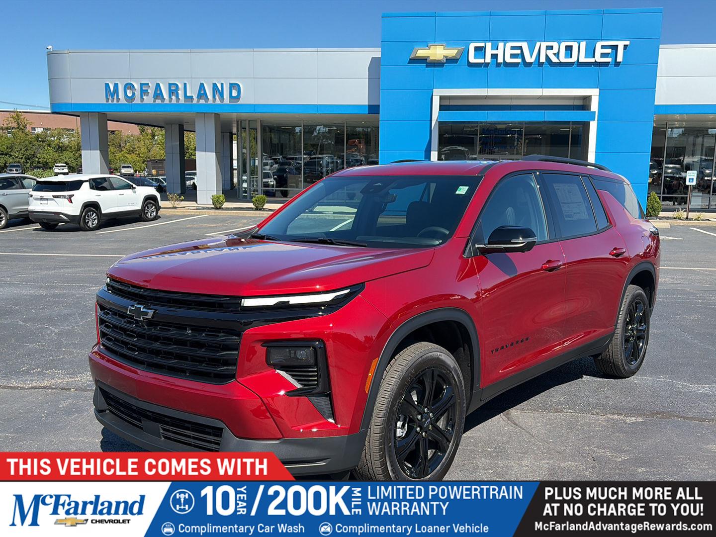 Radiant Red Tintcoat 2027 Chevrolet Traverse SUV / Crossover Four-Wheel Drive 8-Speed Automatic