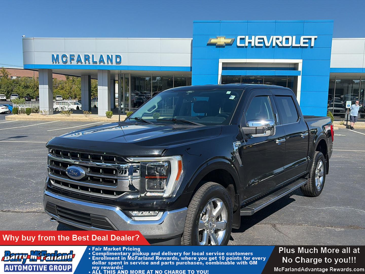 Agate Black 2021 Ford F-150 Pickup Truck Four-Wheel Drive Automatic