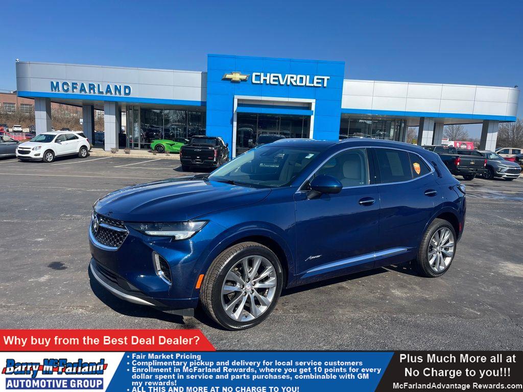 Sapphire Metallic 2023 Buick Envision Avenir FWD SUV / Crossover Front-Wheel Drive 9-Speed Automatic