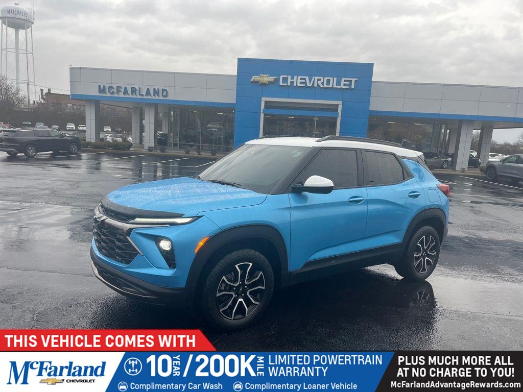 Marina Blue Metallic 2025 Chevrolet Trailblazer ACTIV AWD SUV / Crossover Four-Wheel Drive 9-Speed Automatic