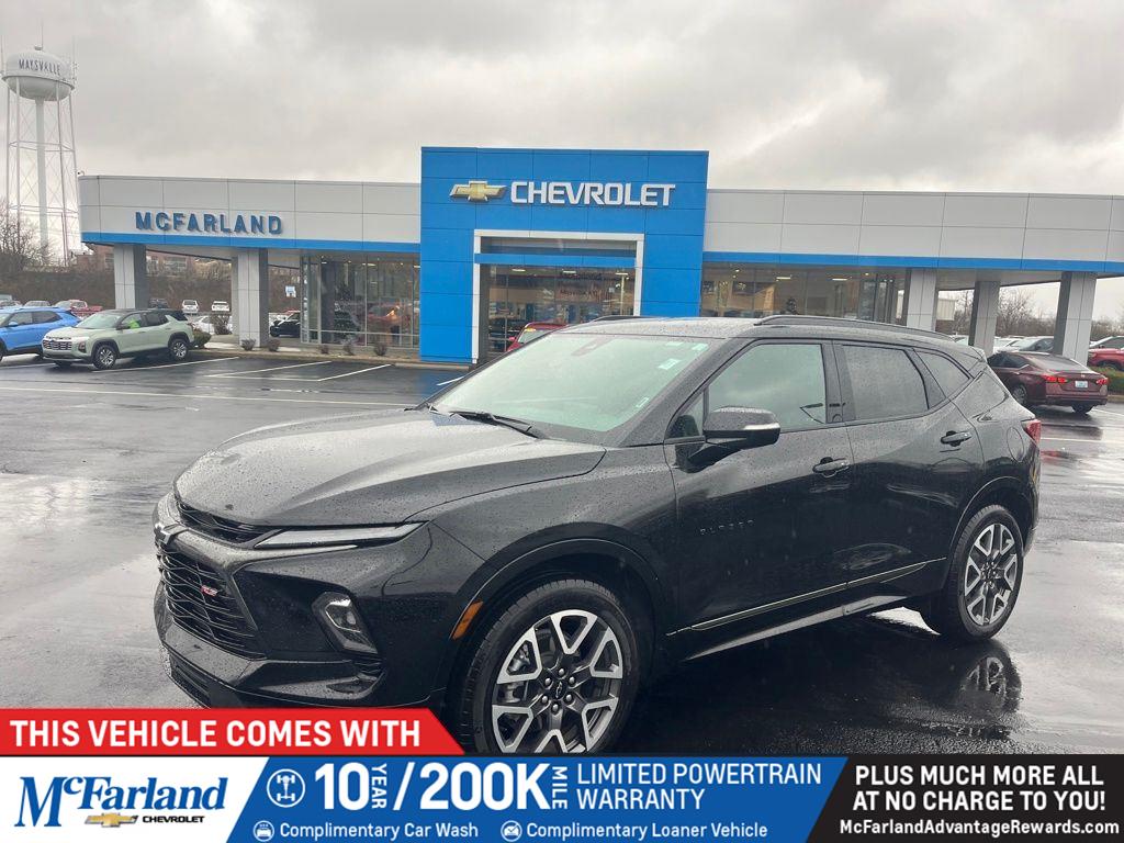 Black 2025 Chevrolet Blazer RS FWD SUV / Crossover Front-Wheel Drive 9-Speed Automatic