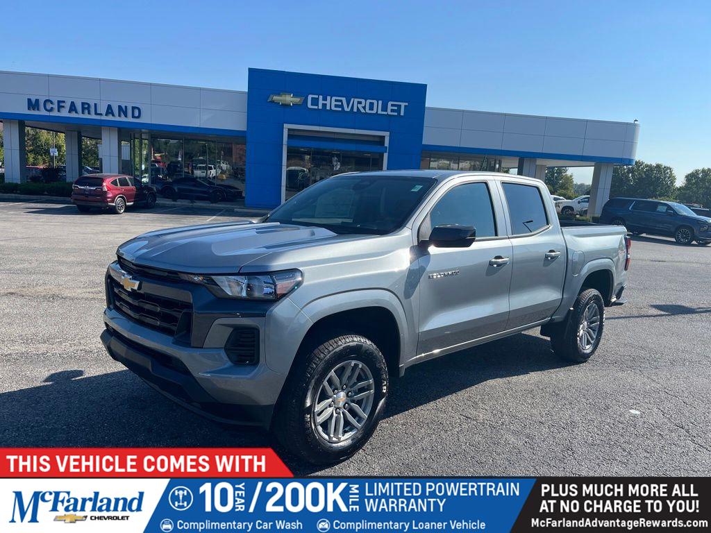 Sterling Gray Metallic 2026 Chevrolet Colorado LT Crew Cab 4WD Pickup Truck Four-Wheel Drive 8-Speed Automatic