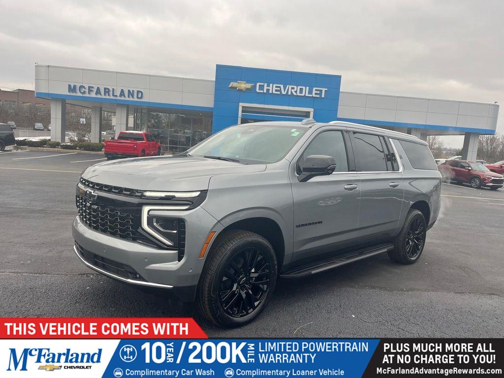 Sterling Gray Metallic 2026 Chevrolet Suburban Premier 4WD SUV / Crossover Four-Wheel Drive Automatic