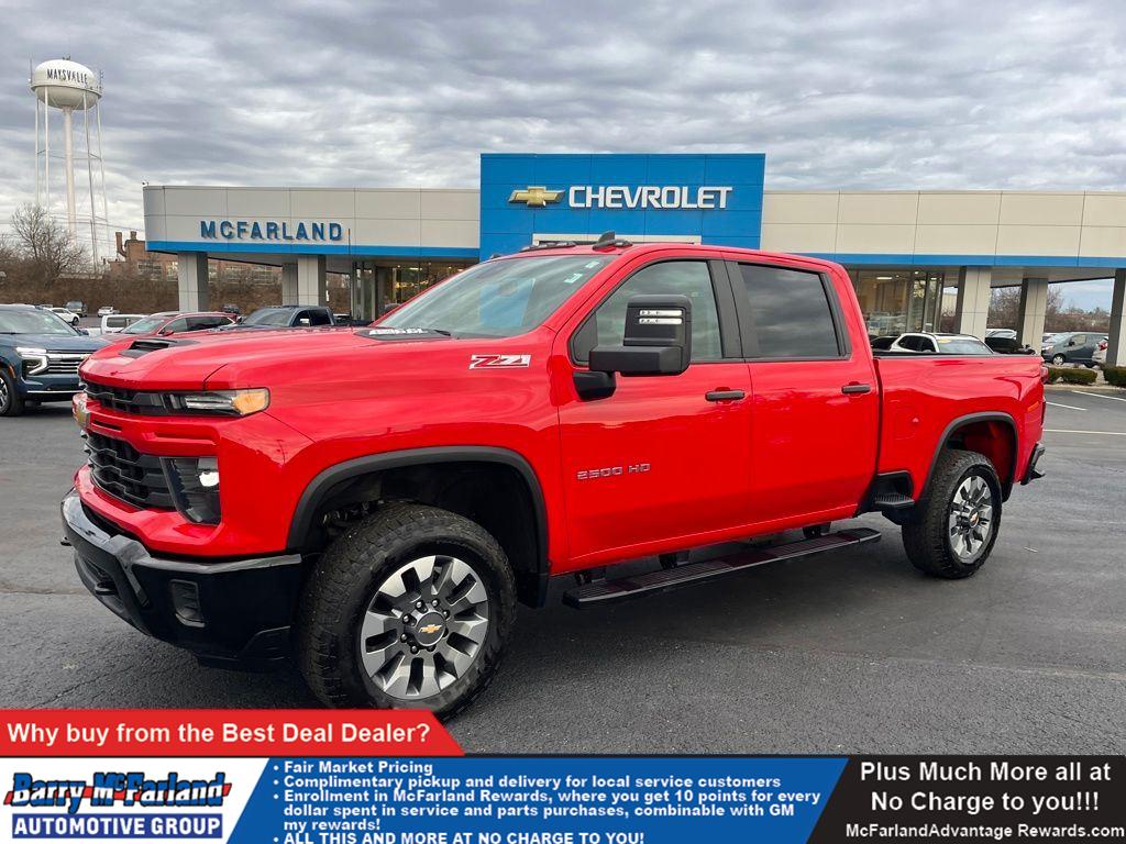Red Hot 2024 Chevrolet Silverado 2500HD Pickup Truck Four-Wheel Drive Automatic