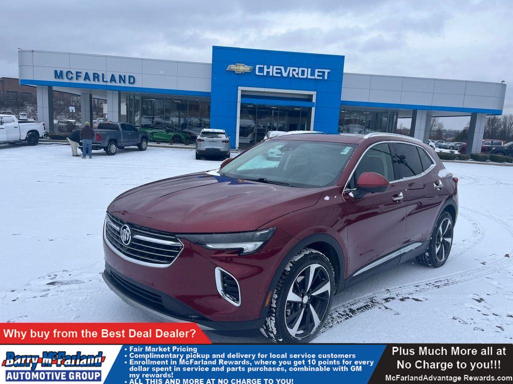 Cinnabar Metallic 2021 Buick Envision Essence FWD SUV / Crossover Front-Wheel Drive 9-Speed Automatic