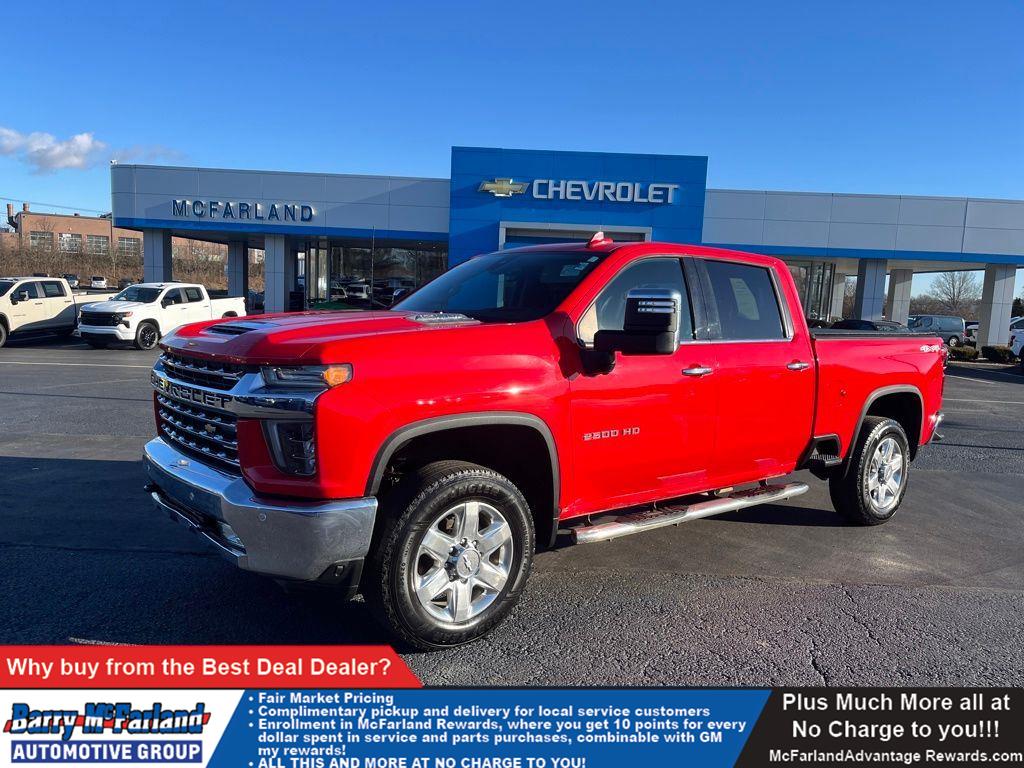 Red Hot 2020 Chevrolet Silverado 2500HD Pickup Truck Four-Wheel Drive Automatic
