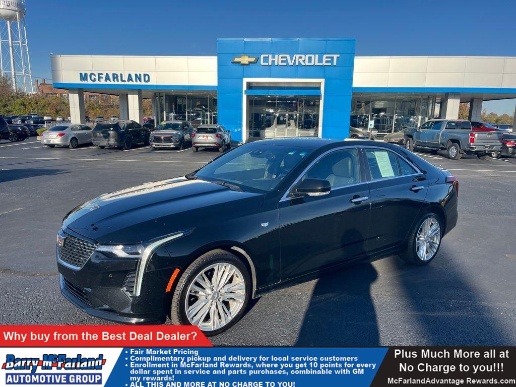 Black Raven 2023 Cadillac CT4 Premium Luxury AWD Sedan All-Wheel Drive 8-Speed Automatic