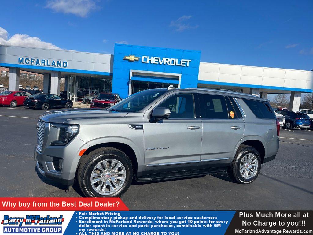 Sterling Metallic 2023 GMC Yukon Denali 4WD SUV / Crossover Four-Wheel Drive Automatic