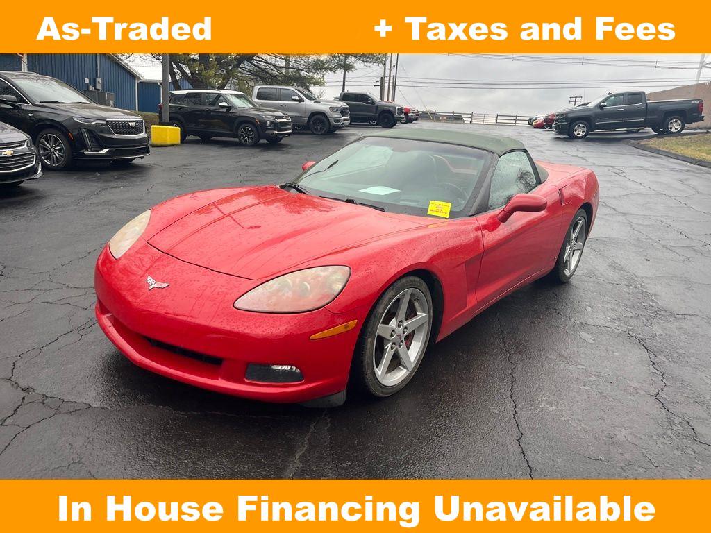 Victory Red 2007 Chevrolet Corvette Convertible RWD Convertible Rear-Wheel Drive 6-Speed Automatic
