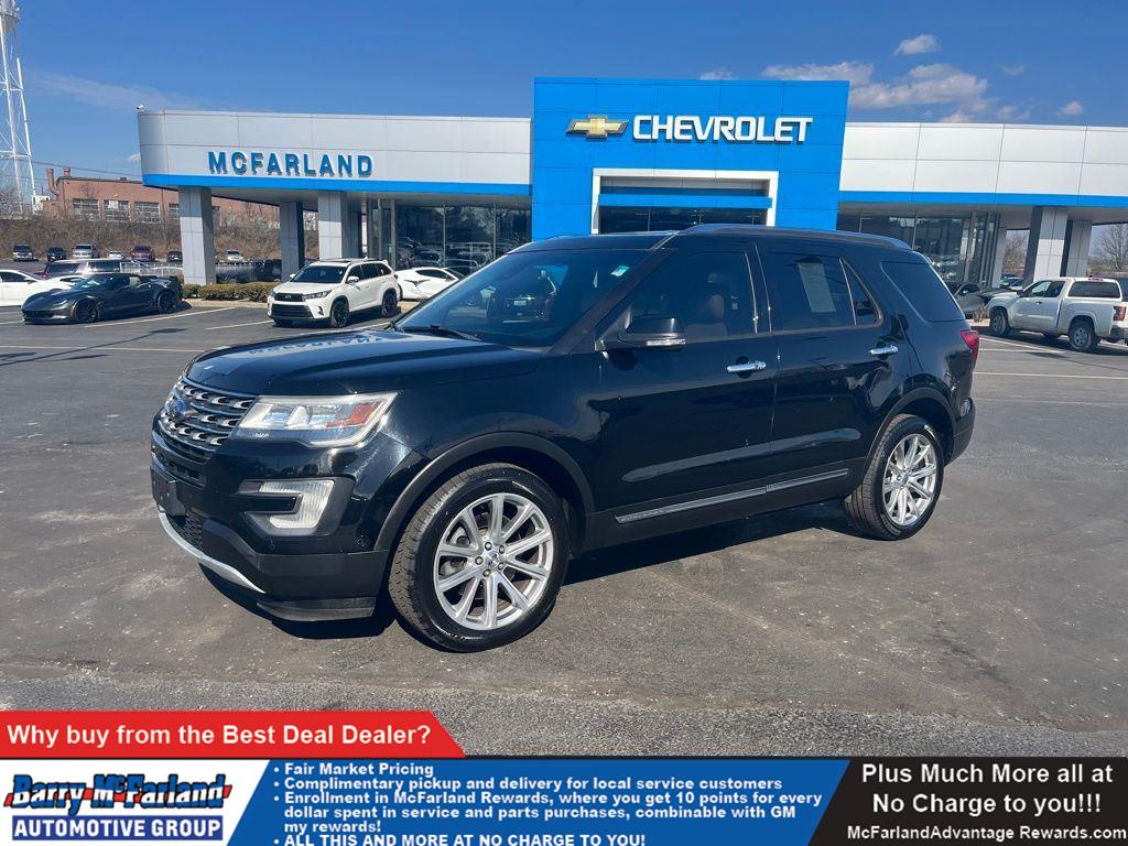 Shadow Black 2016 Ford Explorer Limited 4WD SUV / Crossover All-Wheel Drive 6-Speed Automatic