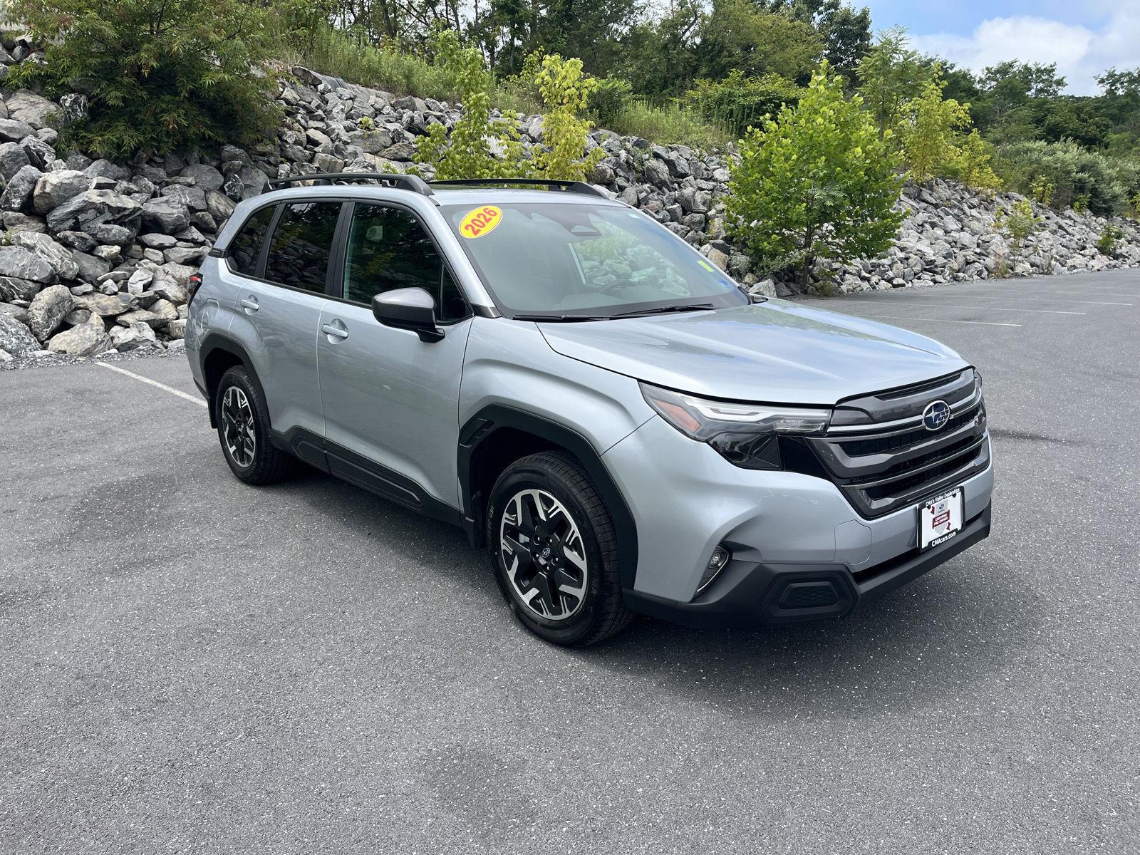 Ice Silver Metallic 2026 Subaru Forester SUV / Crossover All-Wheel Drive Continuously Variable Transmission