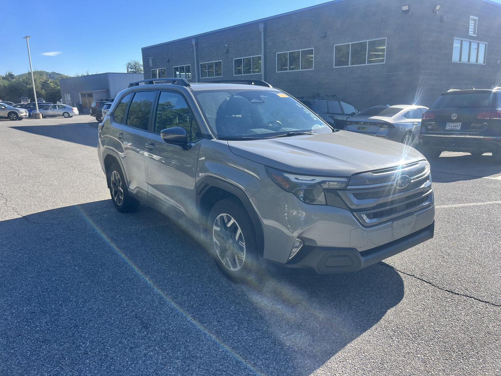 Ice Silver Metallic 2025 Subaru Forester SUV / Crossover All-Wheel Drive Continuously Variable Transmission