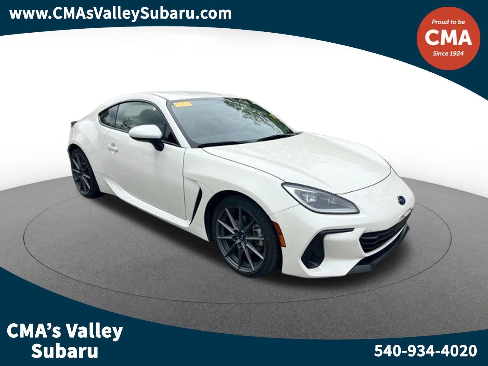 Crystal White Pearl 2023 Subaru BRZ Limited RWD Coupe Rear-Wheel Drive Automatic