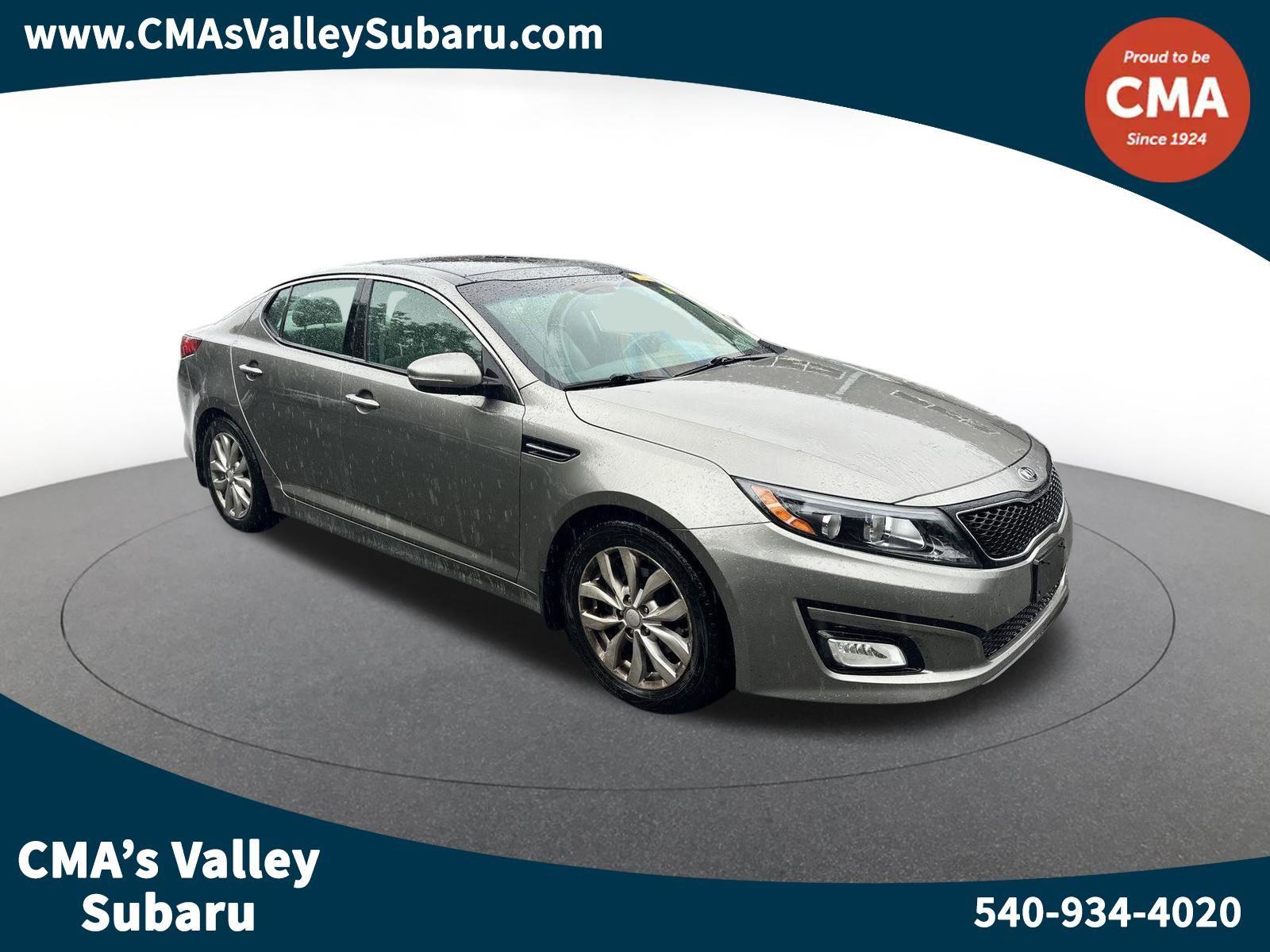 Titanium Silver 2014 Kia Optima EX Sedan Front-Wheel Drive 6-Speed Automatic