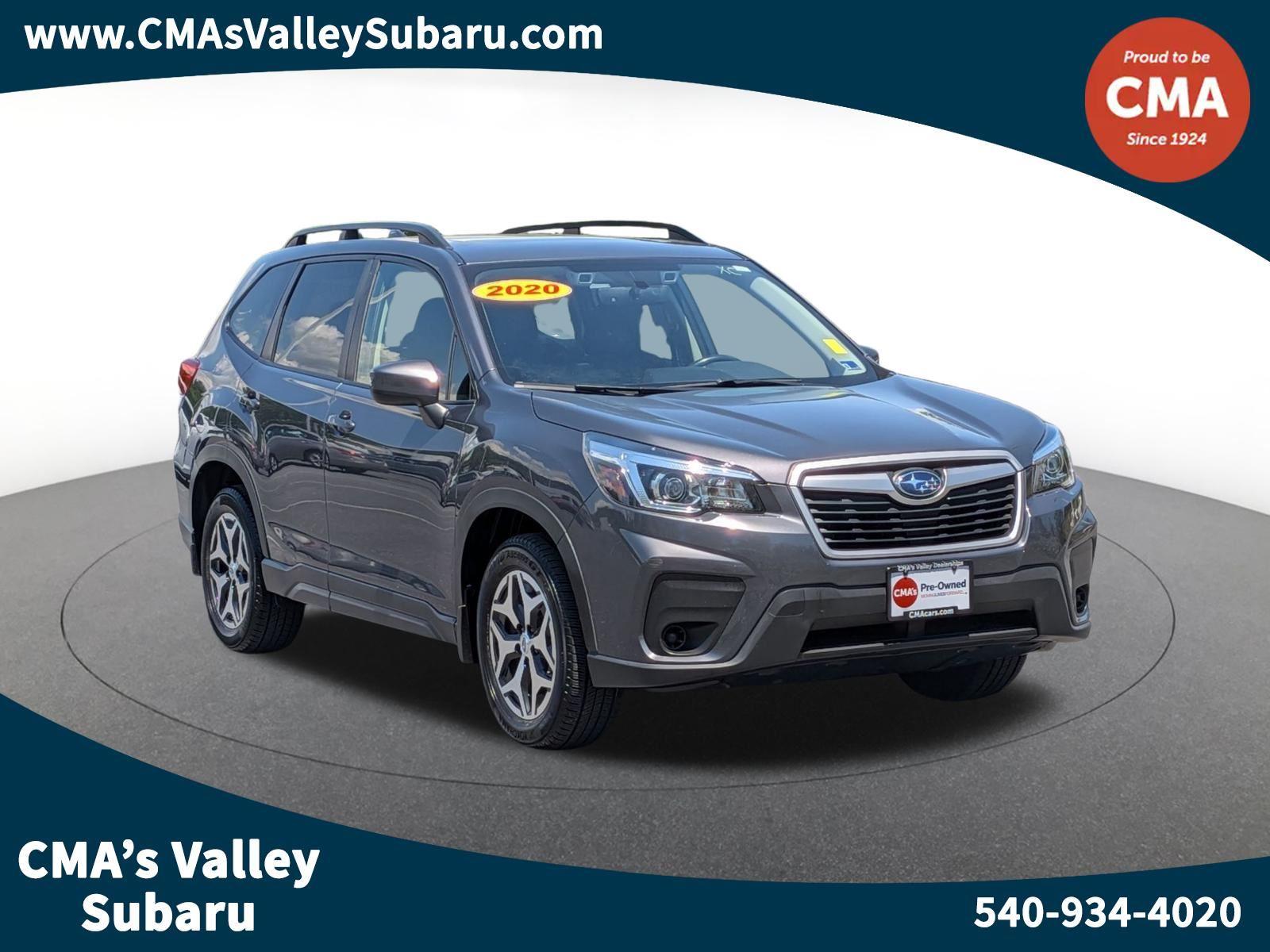 Magnetite Gray Metallic 2020 Subaru Forester 2.5i Premium AWD SUV / Crossover All-Wheel Drive Continuously Variable Transmission