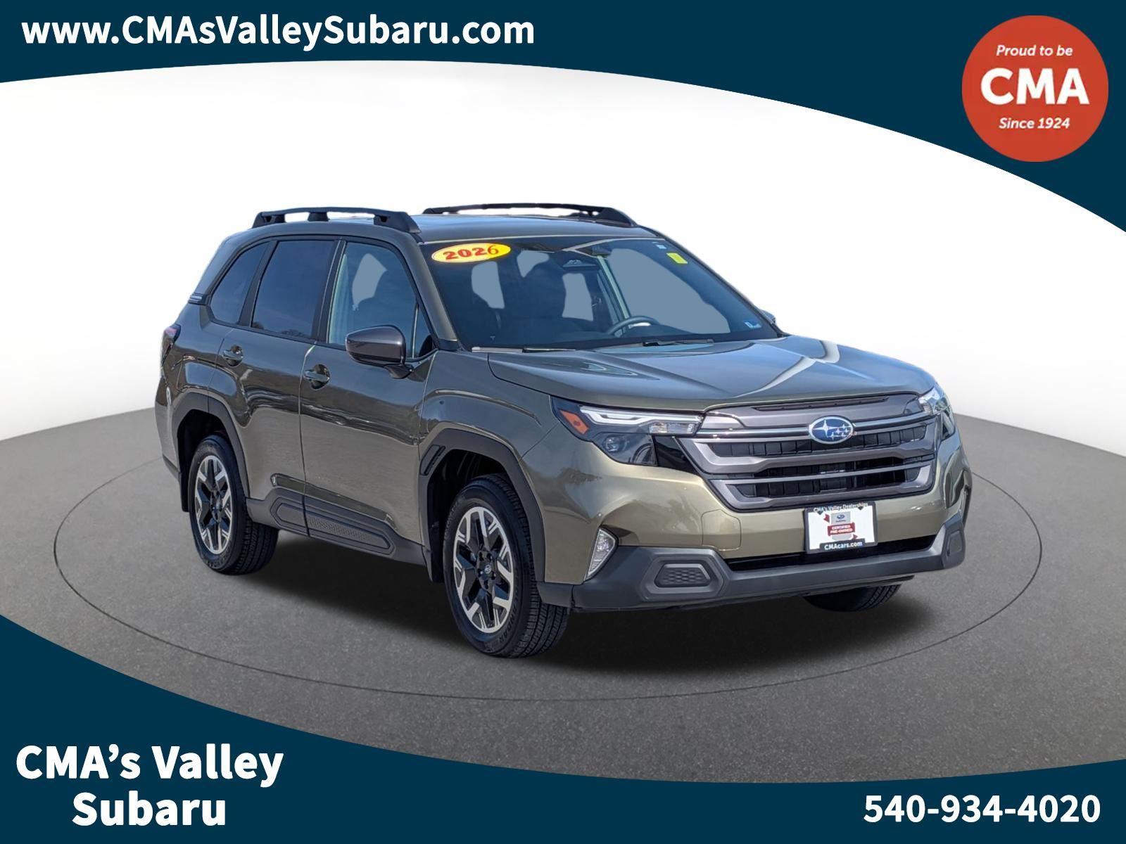 Autumn Green Metallic 2026 Subaru Forester Crossover AWD SUV / Crossover All-Wheel Drive Continuously Variable Transmission