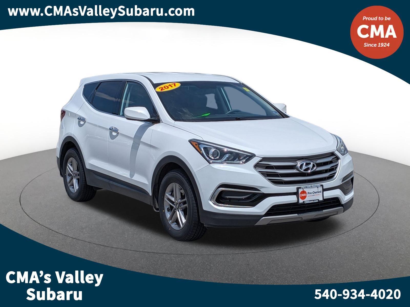 Frost White Pearl 2017 Hyundai Santa Fe Sport 2.4L AWD SUV / Crossover All-Wheel Drive Automatic