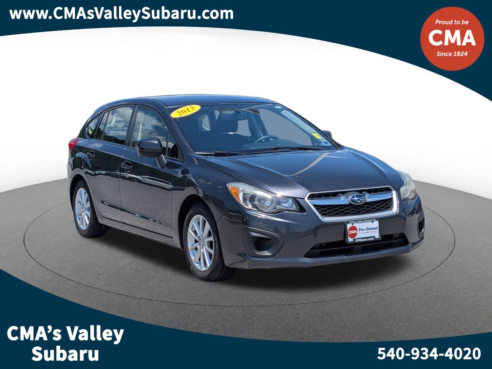 Dark Gray Metallic 2013 Subaru Impreza 2.0i Premium Hatchback Hatchback All-Wheel Drive Continuously Variable Transmission