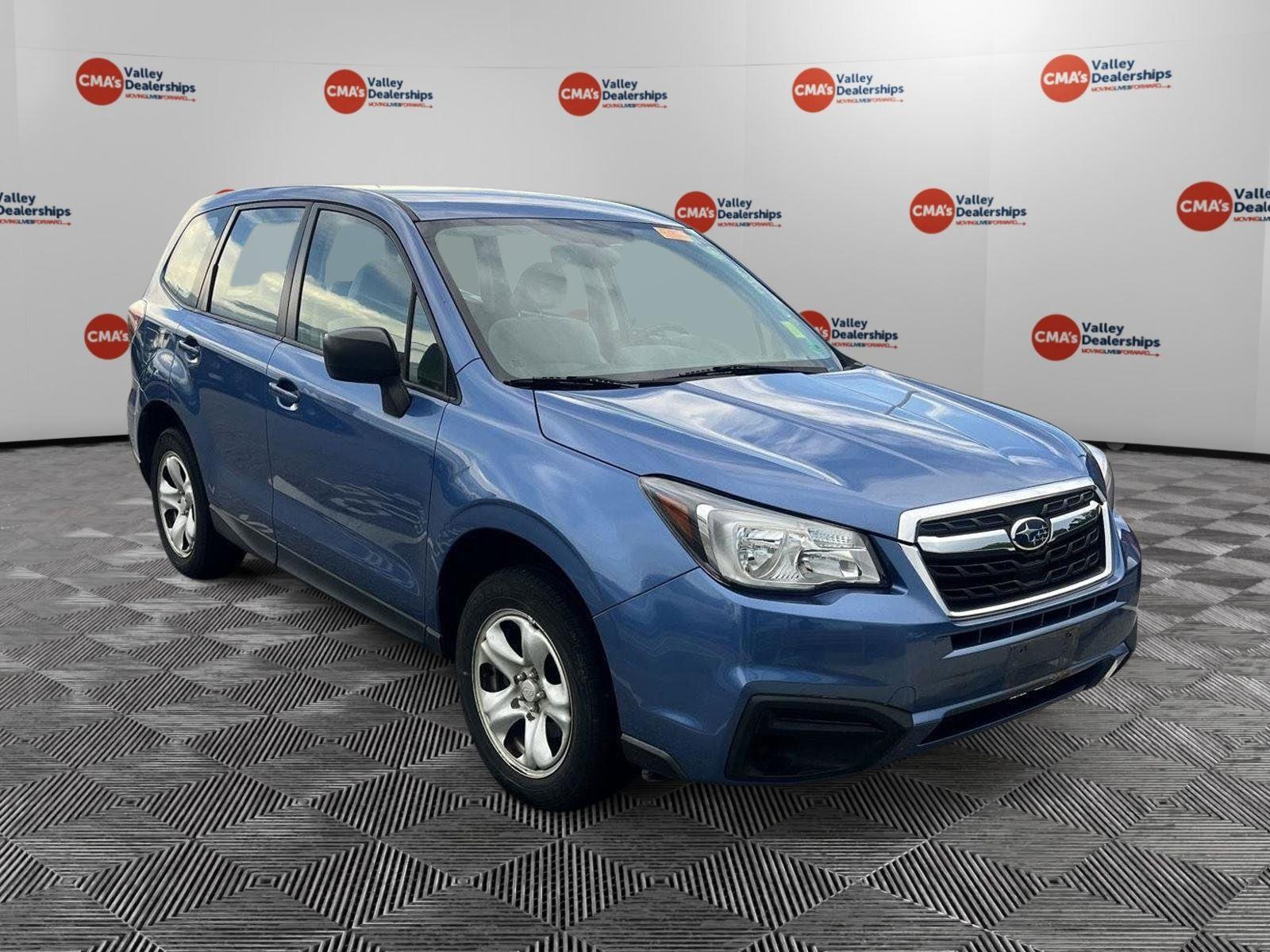 Quartz Blue Pearl 2018 Subaru Forester 2.5i SUV / Crossover All-Wheel Drive Manual