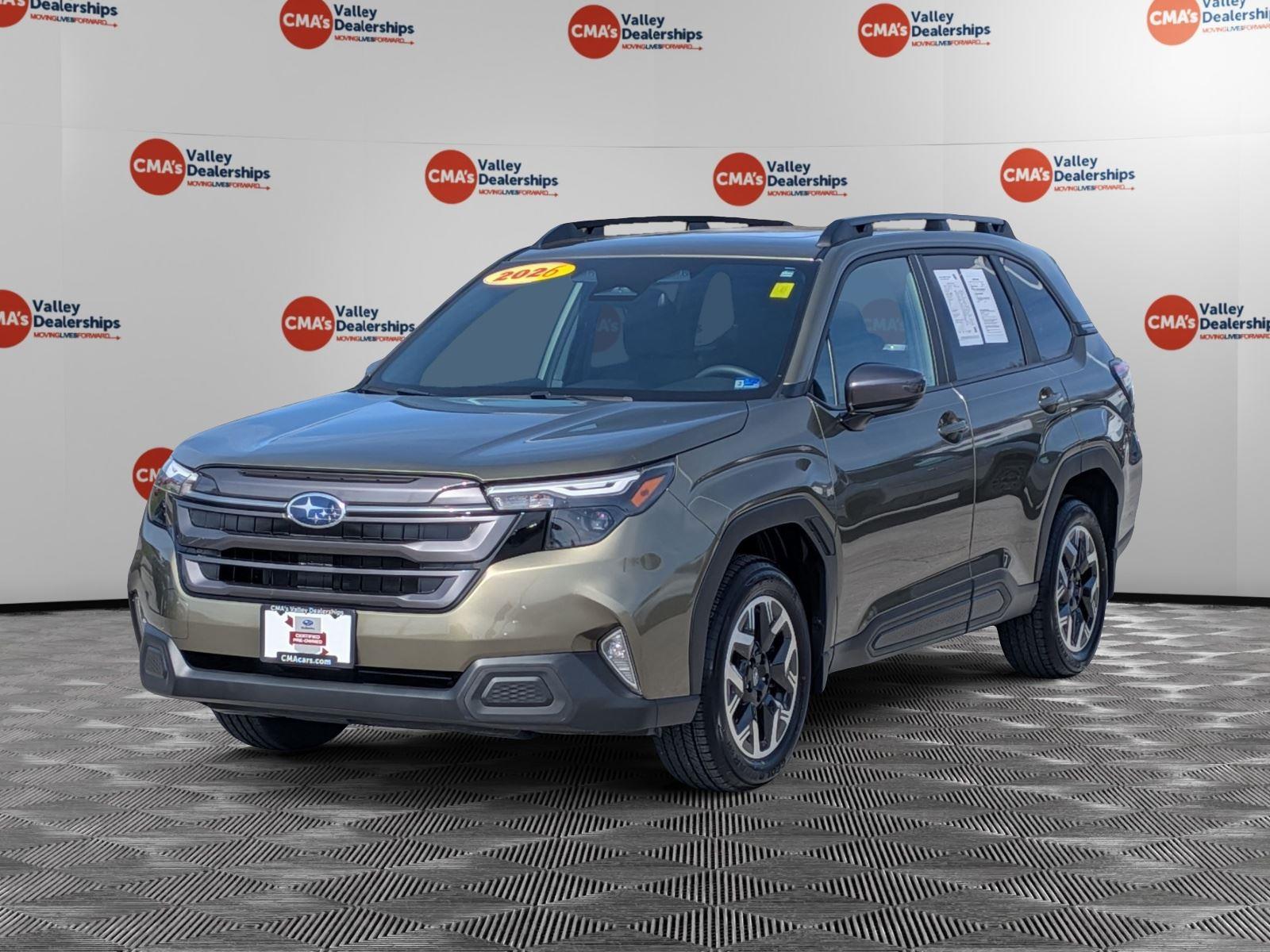 Autumn Green Metallic 2026 Subaru Forester Crossover AWD SUV / Crossover All-Wheel Drive Continuously Variable Transmission