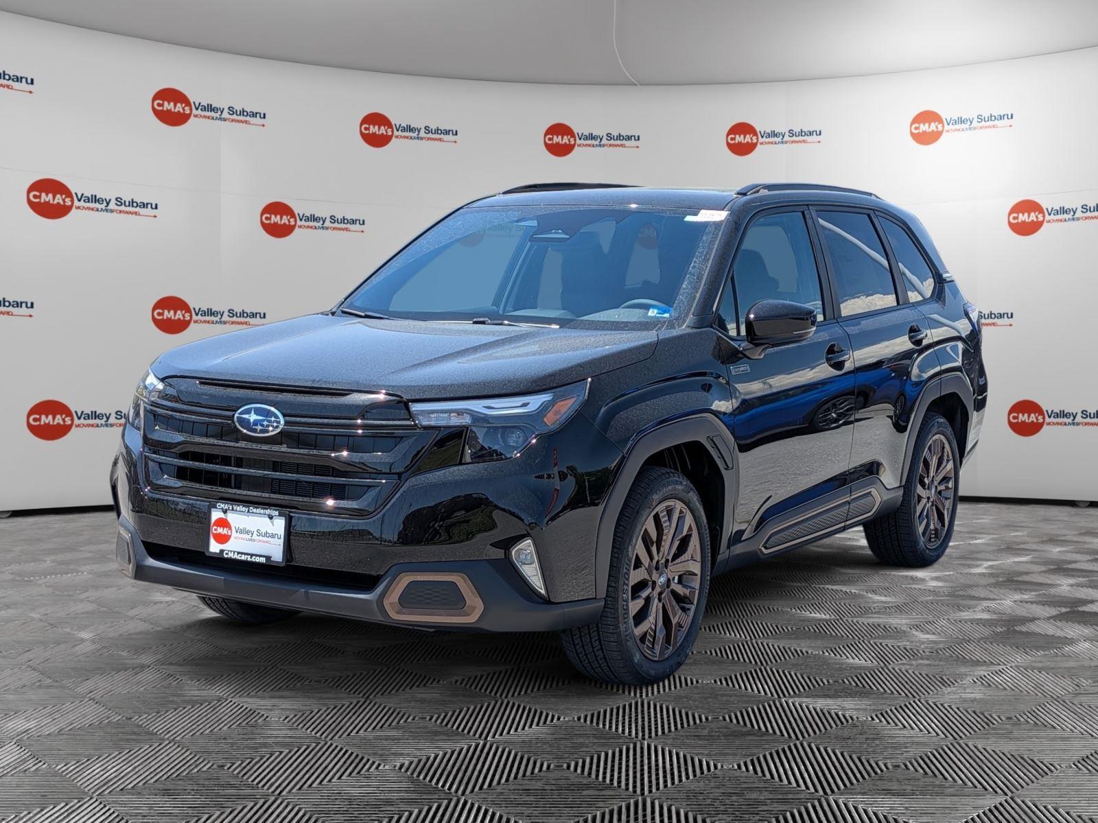 Crystal Black Silica 2026 Subaru Forester Hybrid Sport AWD SUV / Crossover All-Wheel Drive Continuously Variable Transmission