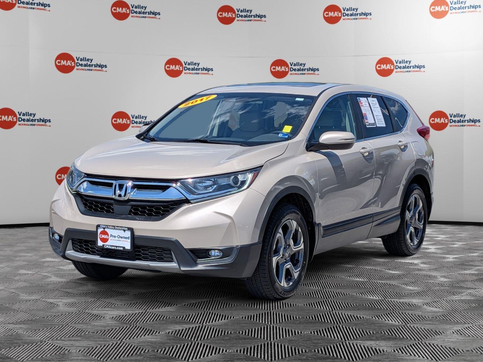Sandstorm Metallic 2017 Honda CR-V EX-L AWD SUV / Crossover All-Wheel Drive Continuously Variable Transmission