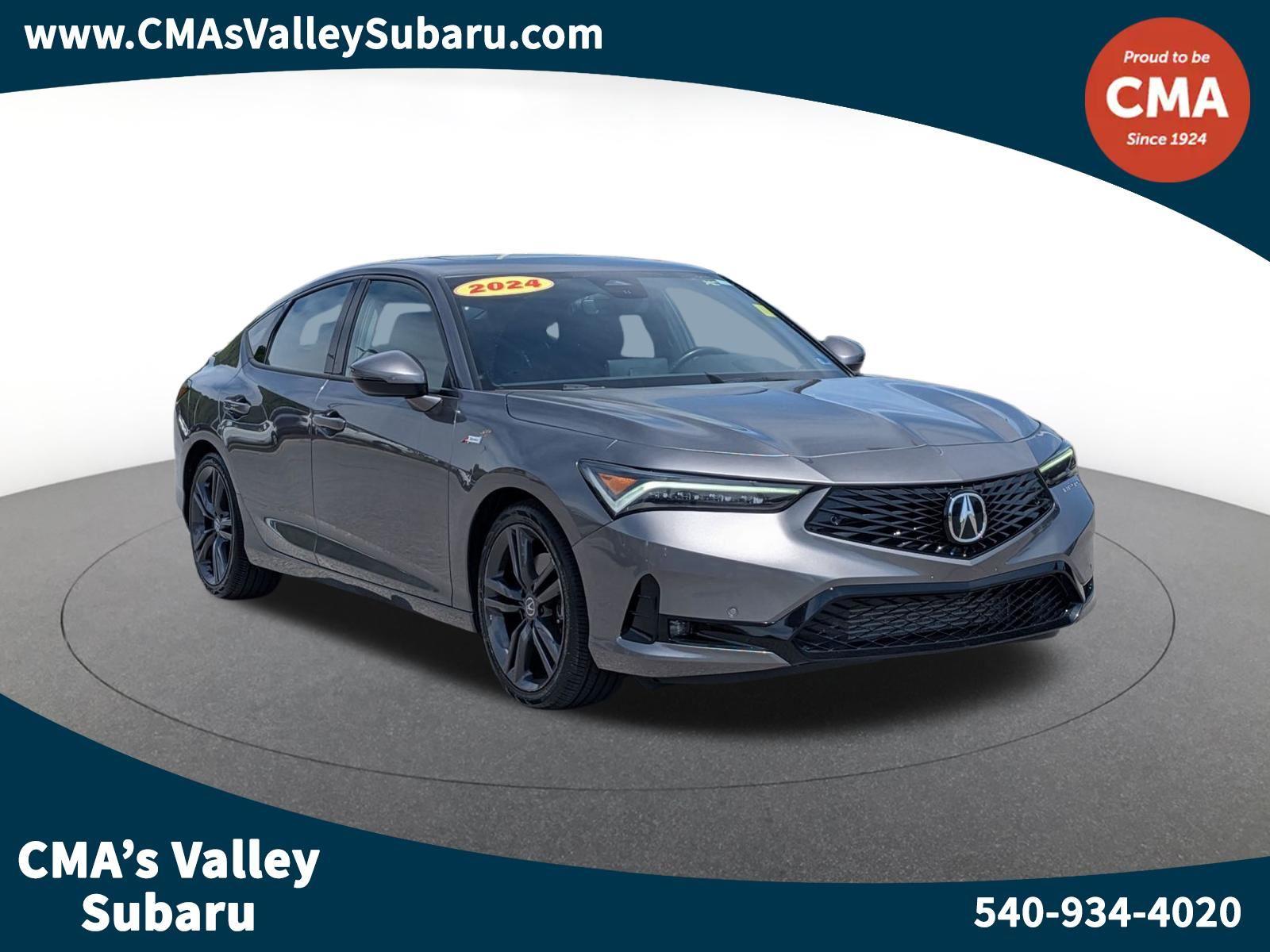 Liquid Carbon Metallic 2024 Acura Integra Sedan Front-Wheel Drive 7-Speed CVT