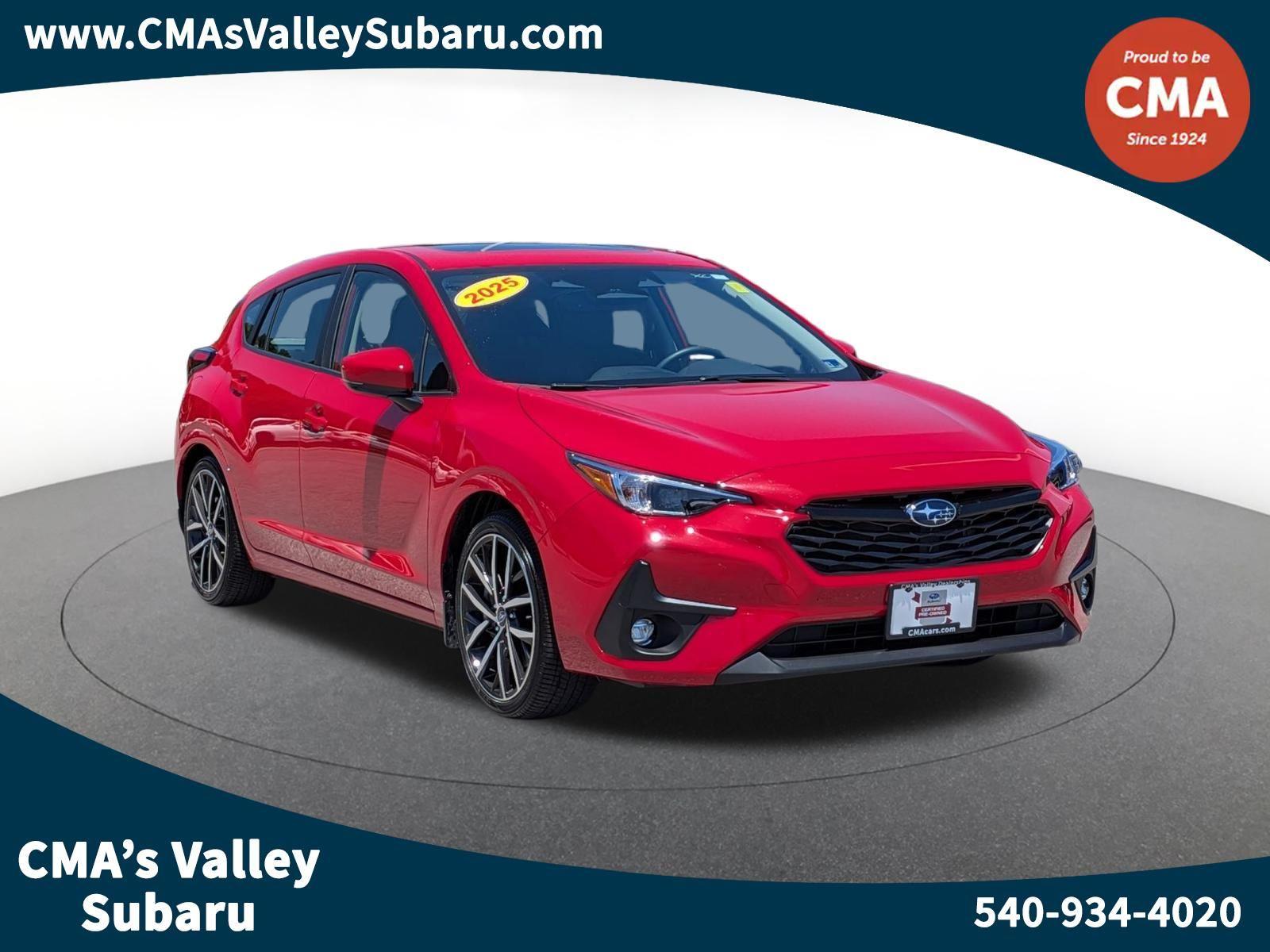 Pure Red 2025 Subaru Impreza Wagon All-Wheel Drive Continuously Variable Transmission