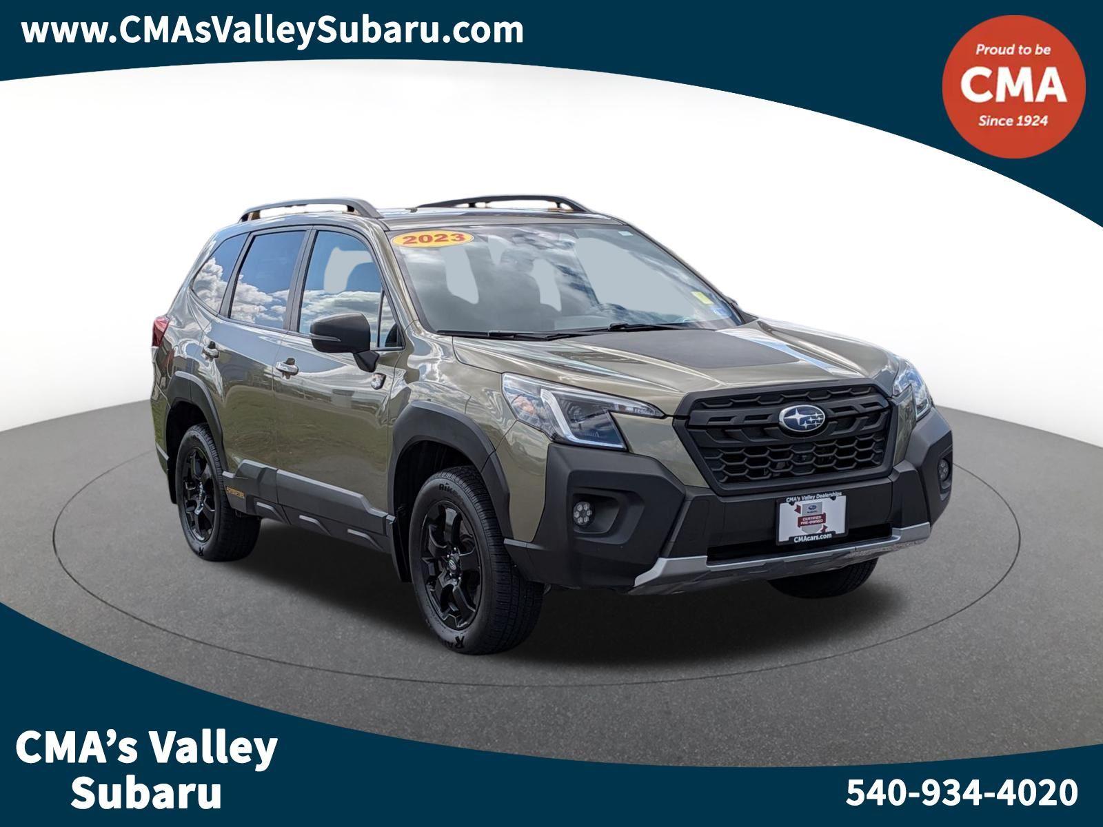 Autumn Green Metallic 2023 Subaru Forester SUV / Crossover All-Wheel Drive Continuously Variable Transmission