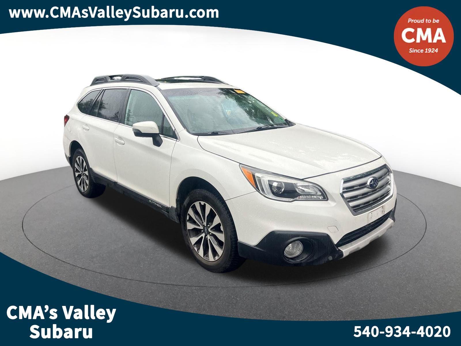 Crystal White Pearl 2017 Subaru Outback Wagon All-Wheel Drive Continuously Variable Transmission