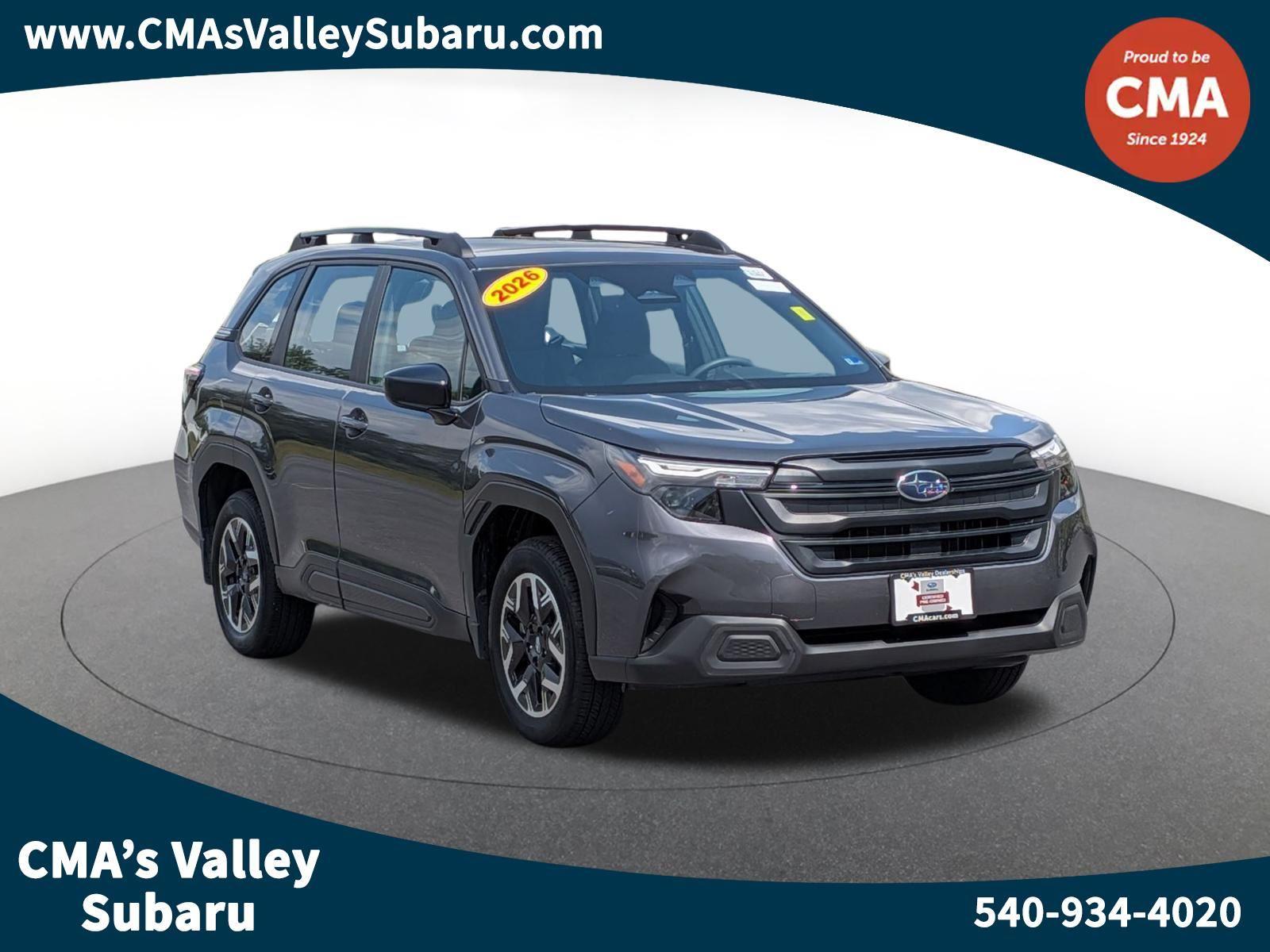 Magnetite Gray Metallic 2026 Subaru Forester SUV / Crossover All-Wheel Drive Continuously Variable Transmission