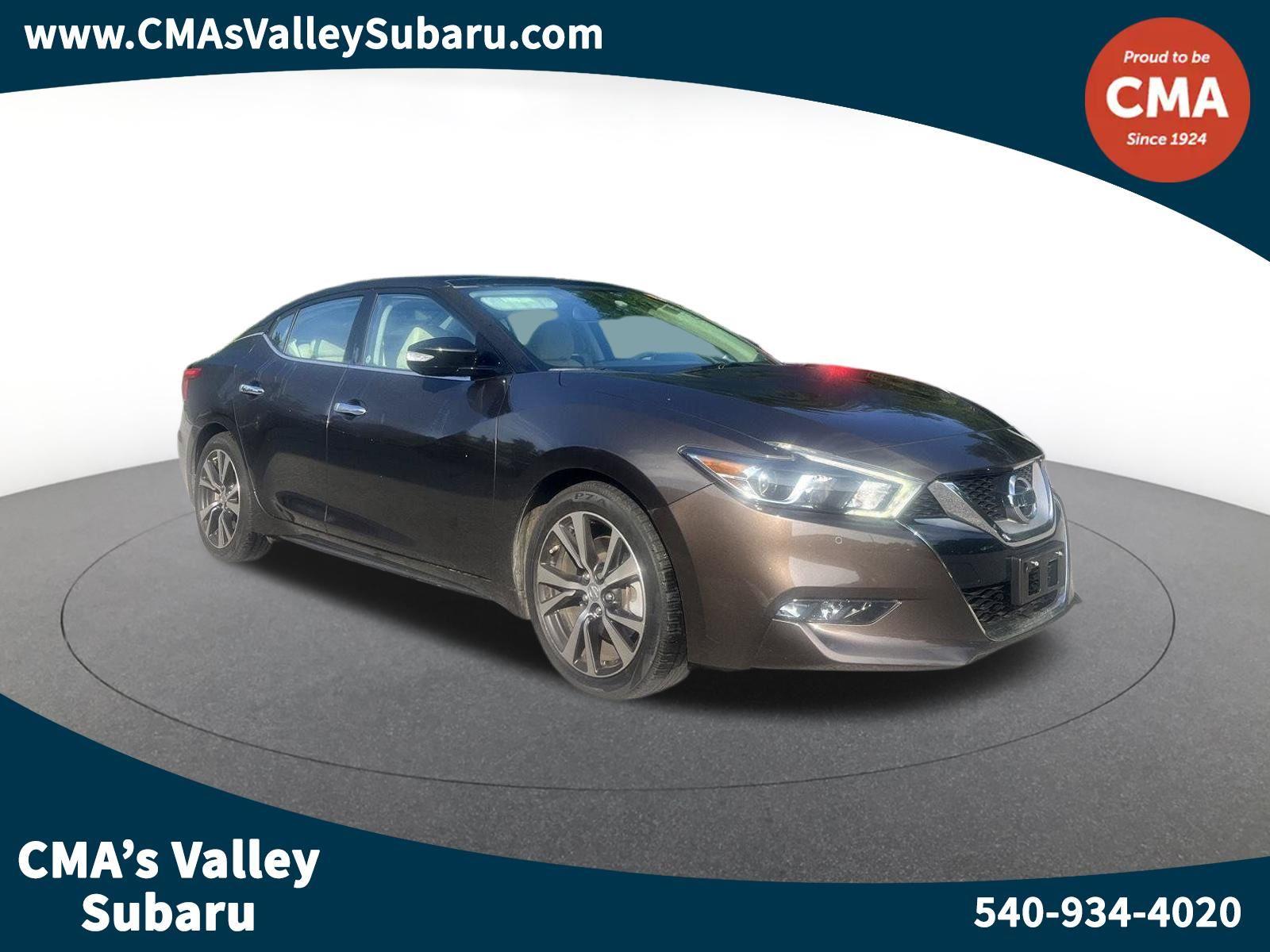 Forged Bronze 2016 Nissan Maxima Sedan Front-Wheel Drive Continuously Variable Transmission