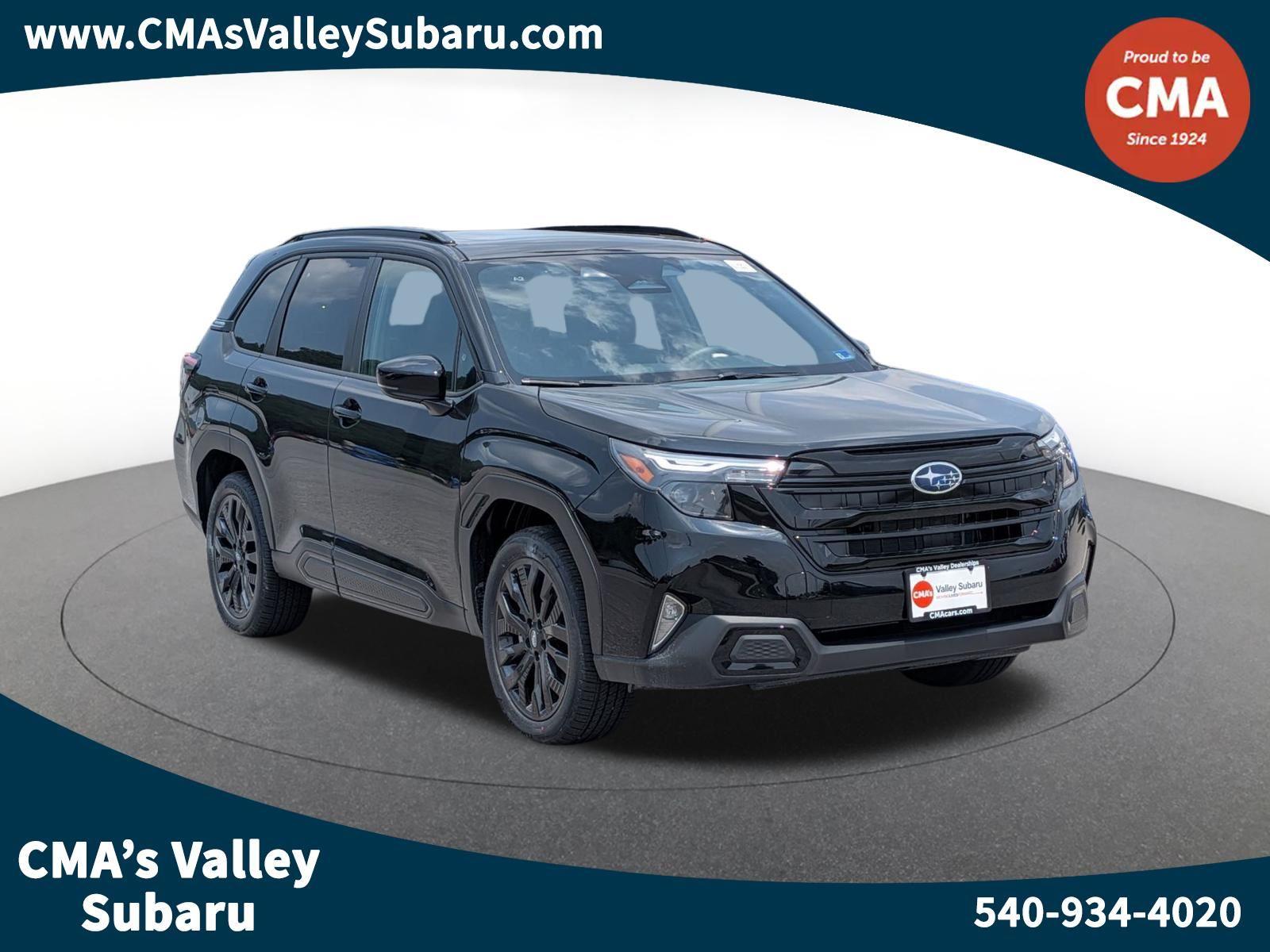 Crystal Black Silica 2026 Subaru Forester SUV / Crossover All-Wheel Drive Continuously Variable Transmission
