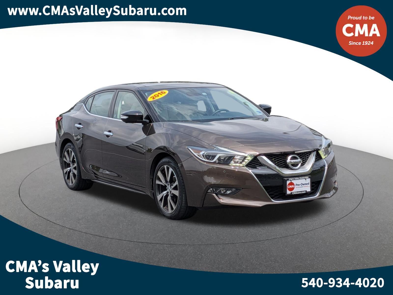 Forged Bronze 2016 Nissan Maxima Sedan Front-Wheel Drive Continuously Variable Transmission