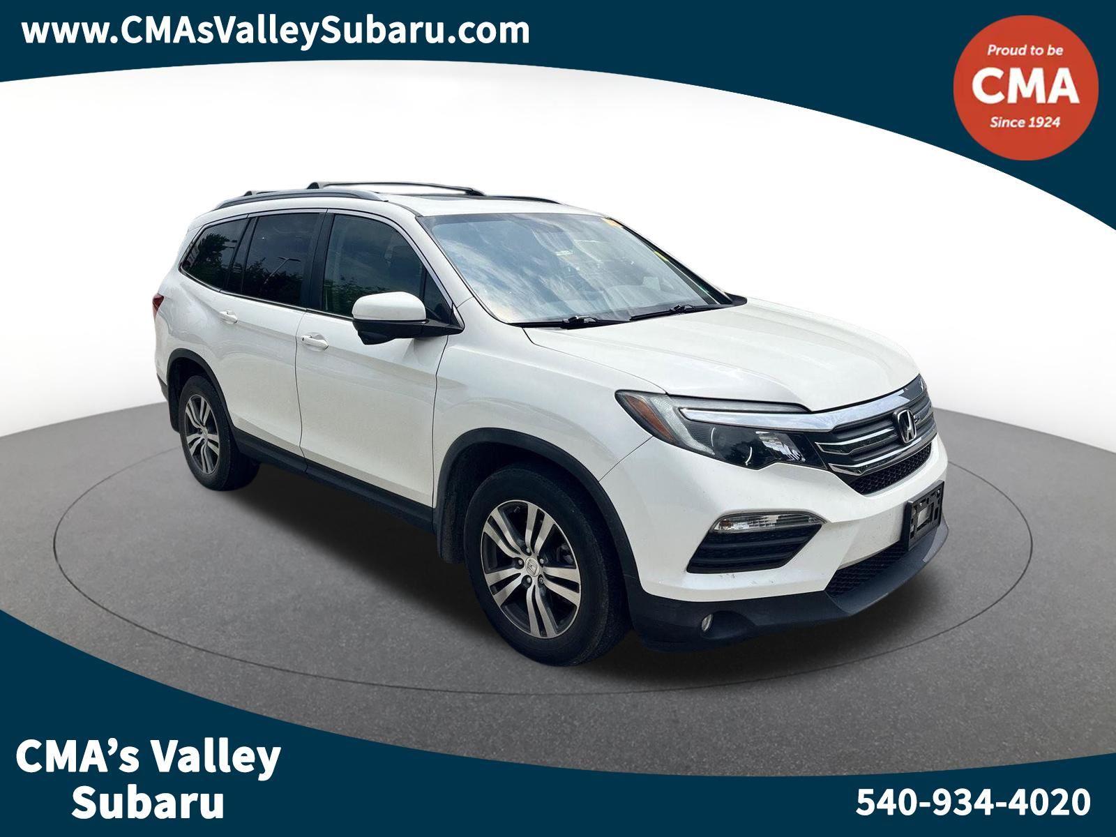 White Diamond Pearl 2018 Honda Pilot SUV / Crossover All-Wheel Drive Automatic