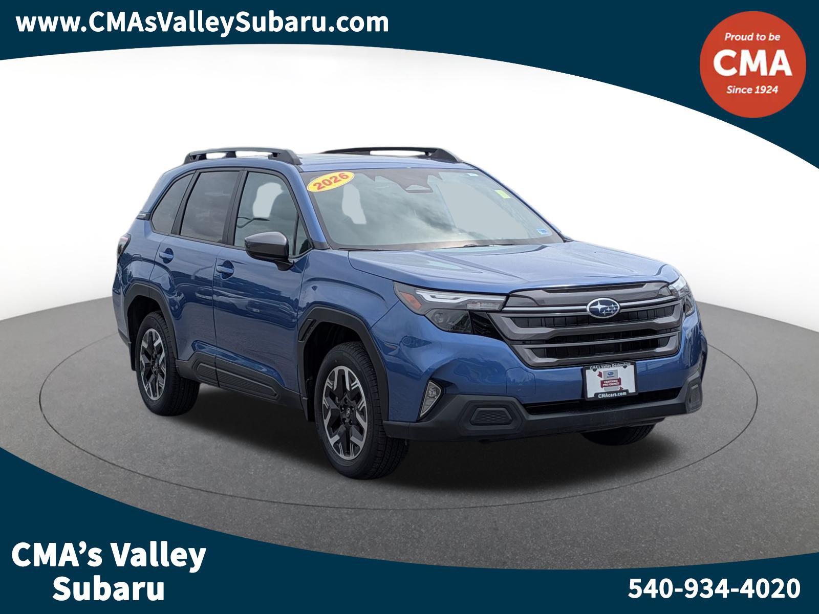 Daybreak Blue Pearl 2026 Subaru Forester SUV / Crossover All-Wheel Drive Continuously Variable Transmission