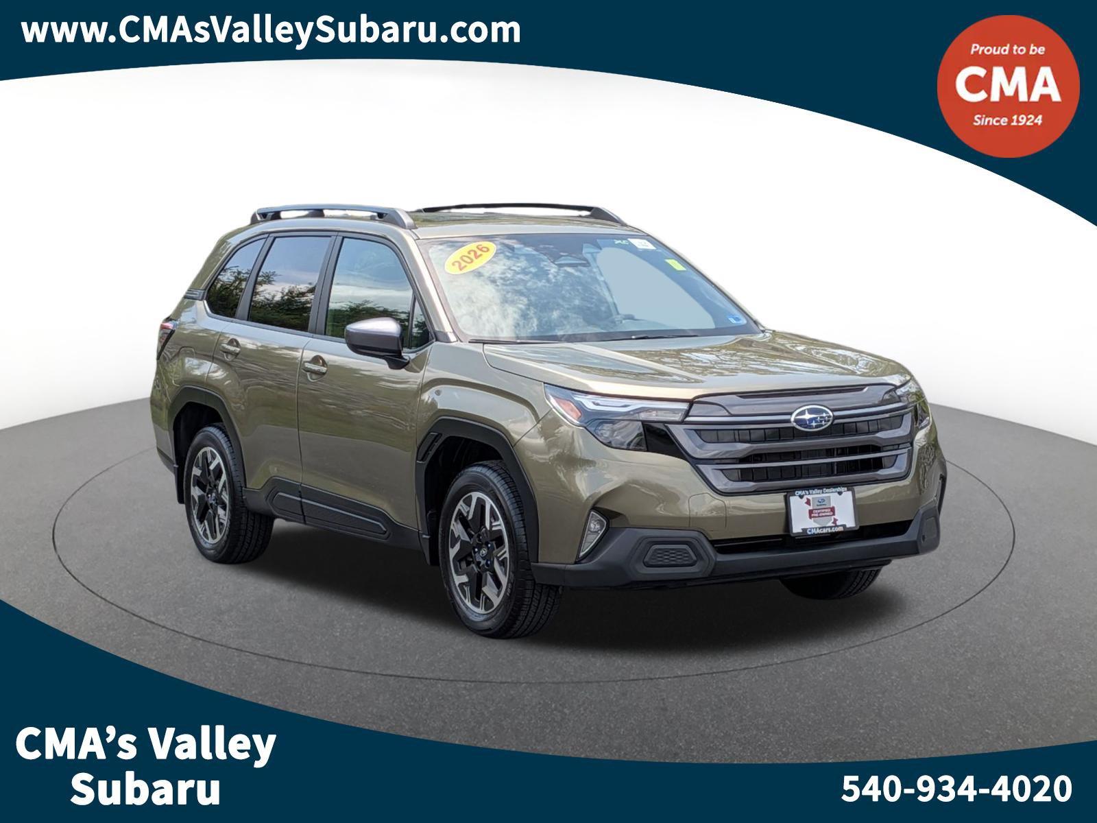 Autumn Green Metallic 2026 Subaru Forester SUV / Crossover All-Wheel Drive Continuously Variable Transmission