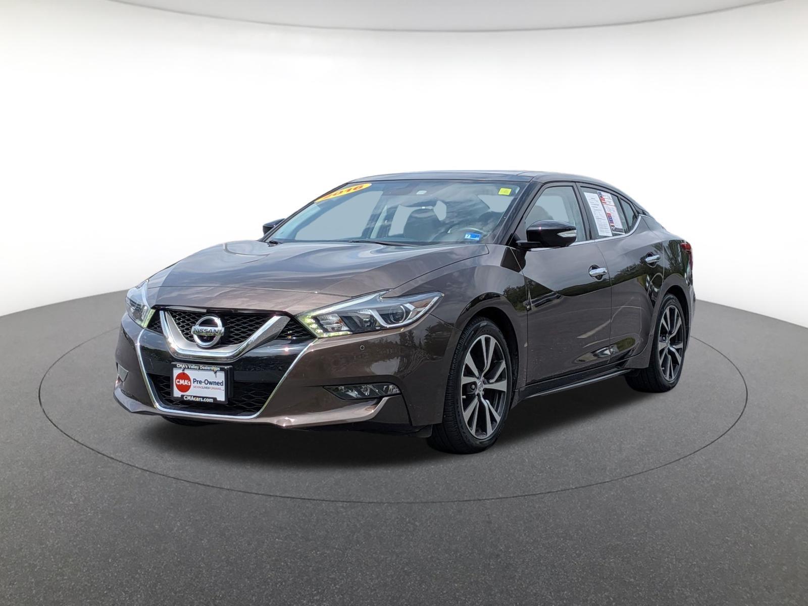 Forged Bronze 2016 Nissan Maxima Sedan Front-Wheel Drive Continuously Variable Transmission