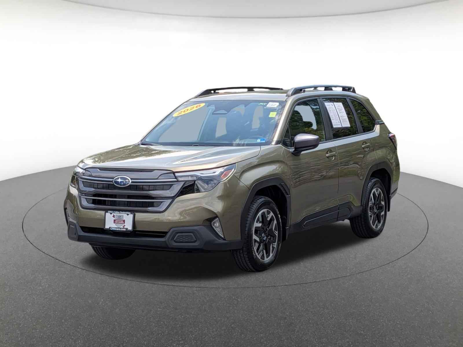 Autumn Green Metallic 2026 Subaru Forester SUV / Crossover All-Wheel Drive Continuously Variable Transmission