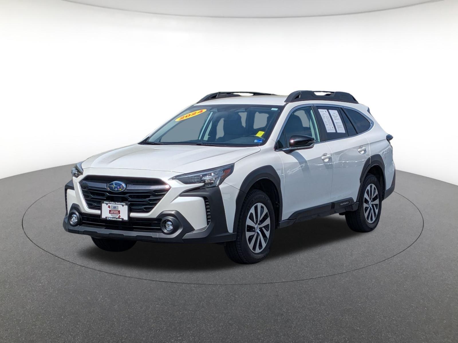 Crystal White Pearl 2024 Subaru Outback SUV / Crossover All-Wheel Drive Continuously Variable Transmission